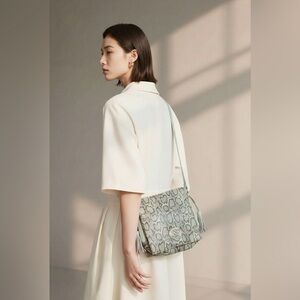 Vintage SHARIF snakeskin leather purse